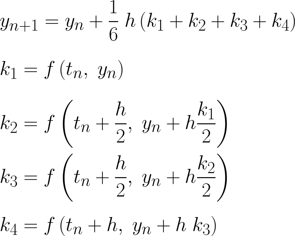 Euler’s Method and Runge Kutta 4th Order Method in Python Pushkar S